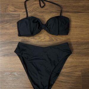 NWOT Victoria's Secret Black Bikini Set
